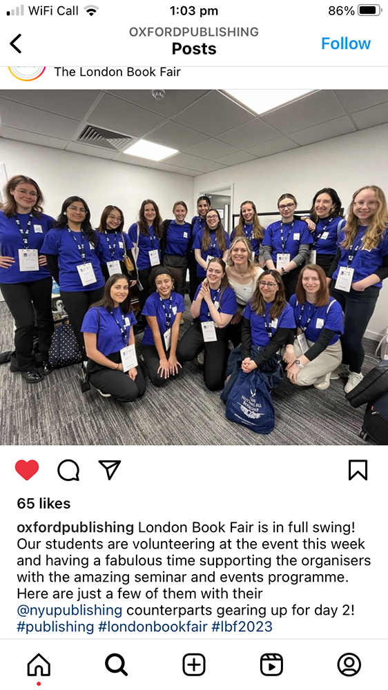 OICP at the London Book Fair 2023